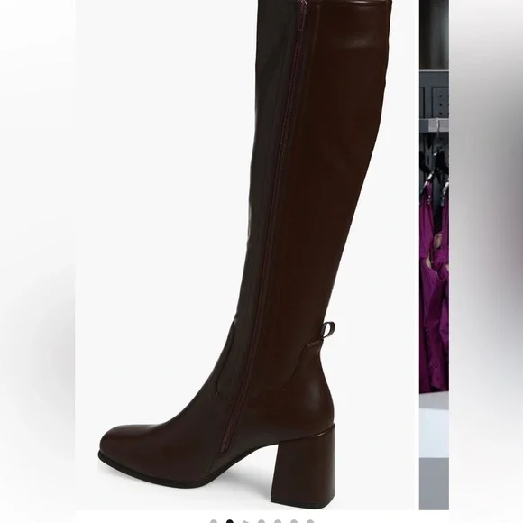 New Jeffrey  Campbell Hotlava Knee High Boot in color coffee - Picture 2 of 15